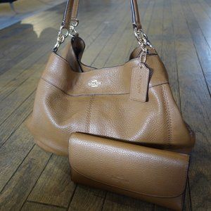 Coach Dalton Bag and Soft Trifold Wallet